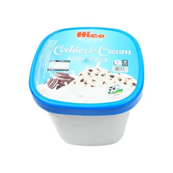 HICO ICE CREAM BUCKET COOKIES&CREAM 1.5LTR
