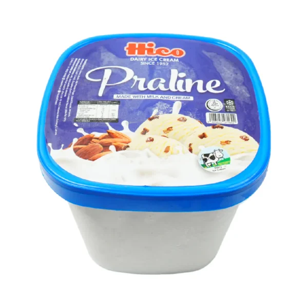 HICO ICE CREAM BUCKET PRALINE 1.5LTR