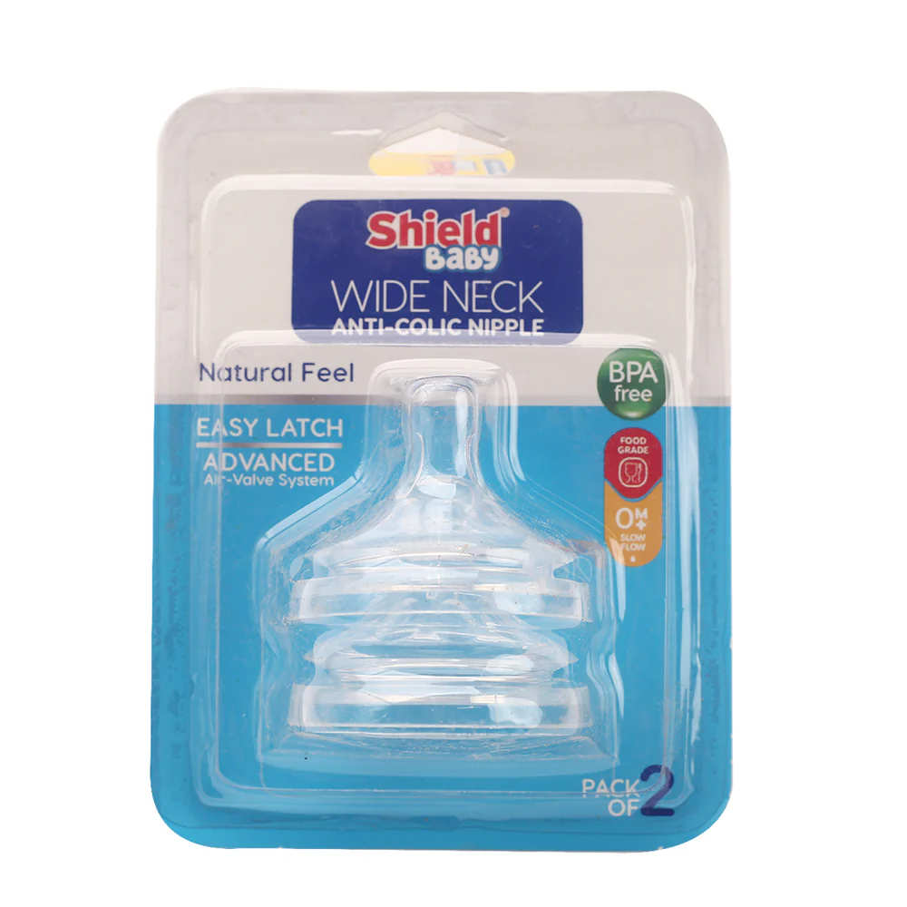 IMG_9888_30d7e40c-d65a-4ac3-891b-e4c62837faf5_1000x SHEILD WIDE NECK ANTI COLIC NIPPLE FAST FLOW - Image 1