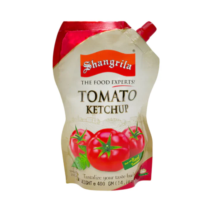 KETC 400 SHANGRILA KETCHUP TOMATO POUCH 400 GM - Image 1