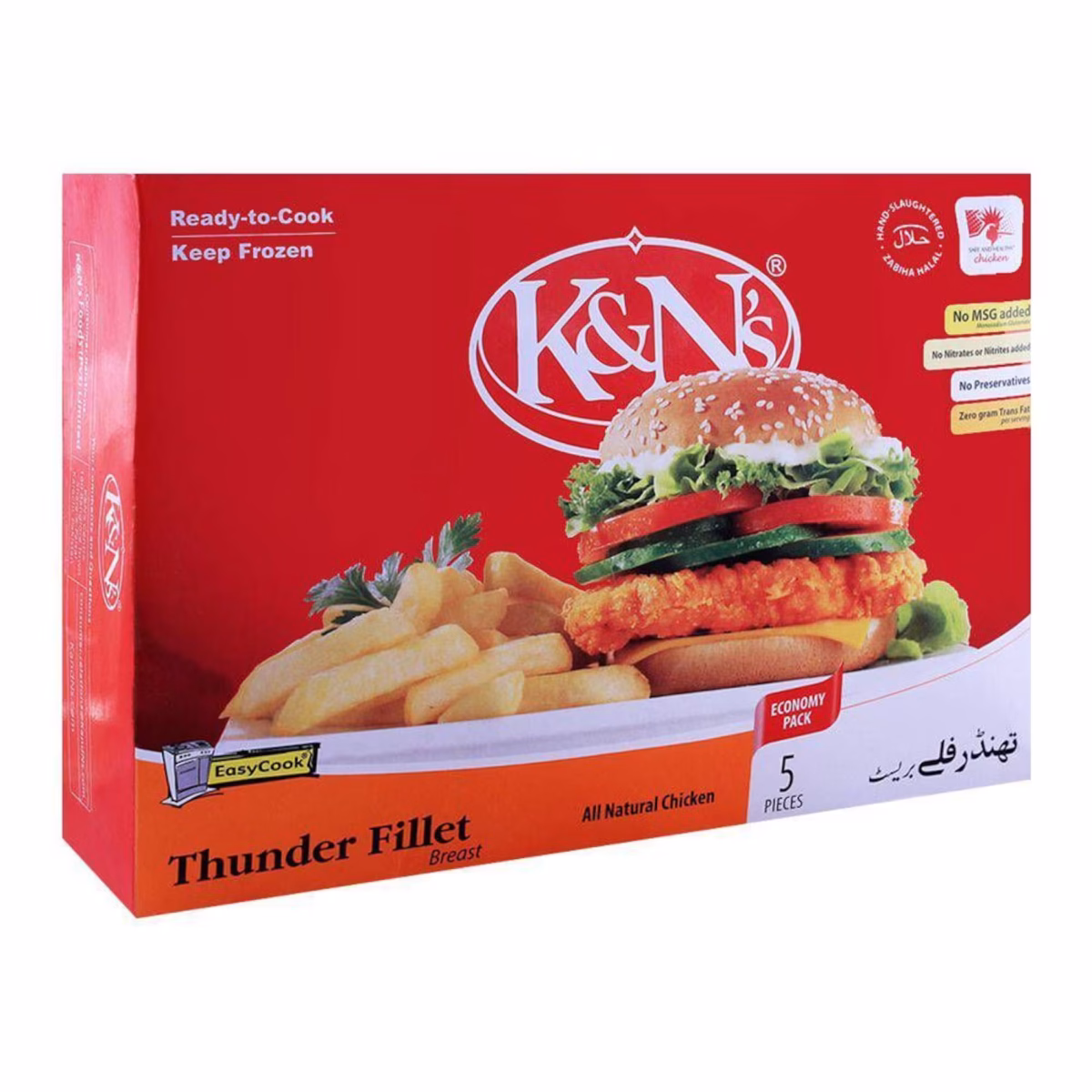 K&Ns THUNDER FILLET BREAST 550GM 5PC - Image 1