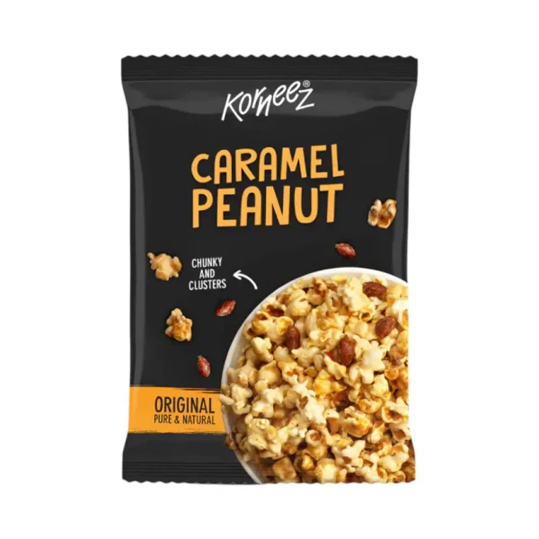 KORNEEZ POP CORN CARAMEL PEANUT 45GM