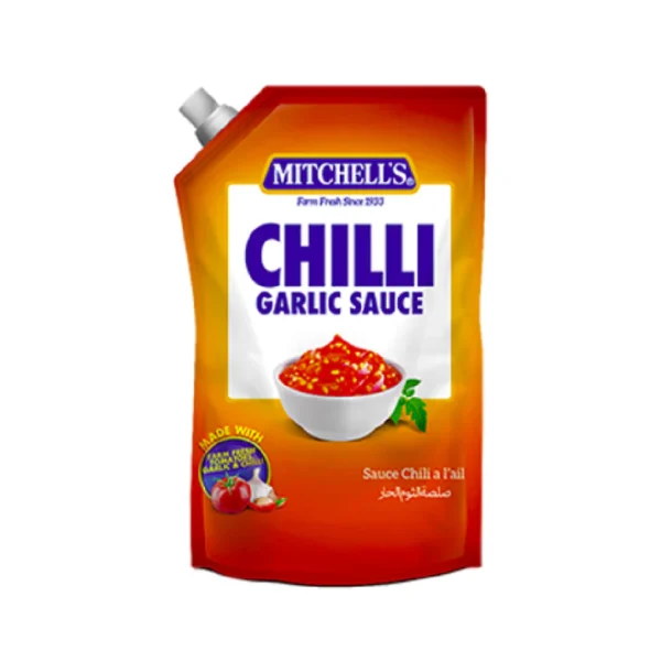 LARGE MITCHELLS CHILLI GARLIC SAUCE