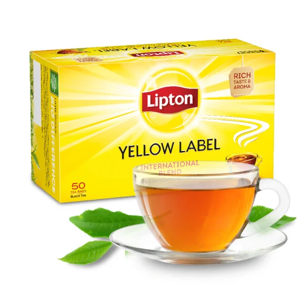 LIPTON TEA YELLOW LABEL 50 TEA BAGS 100 GM