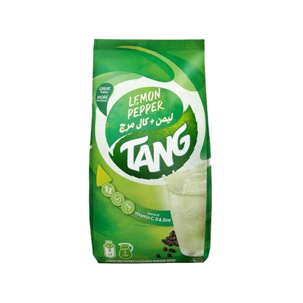 TANG INSTANT POWDER LEMON PEPPER POUCH 375 GM