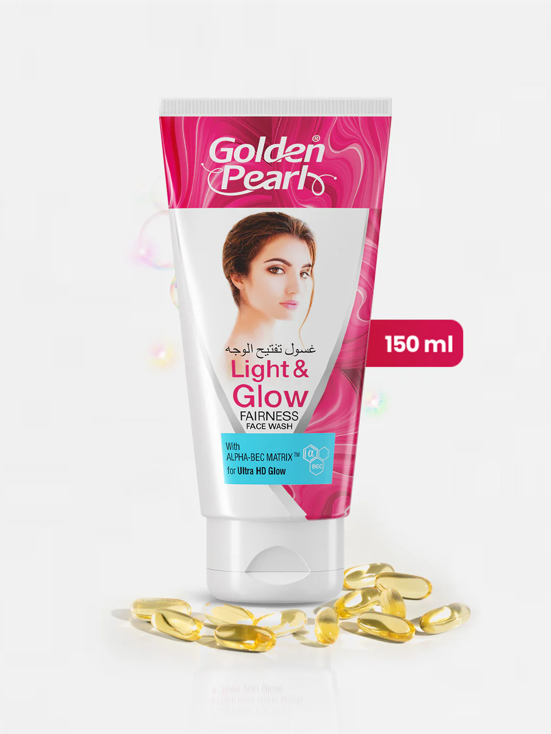 Light_Glow_FW_150ml GOLDEN PEARL LIGHT &GLOW FACE WASH 150ML - Image 1