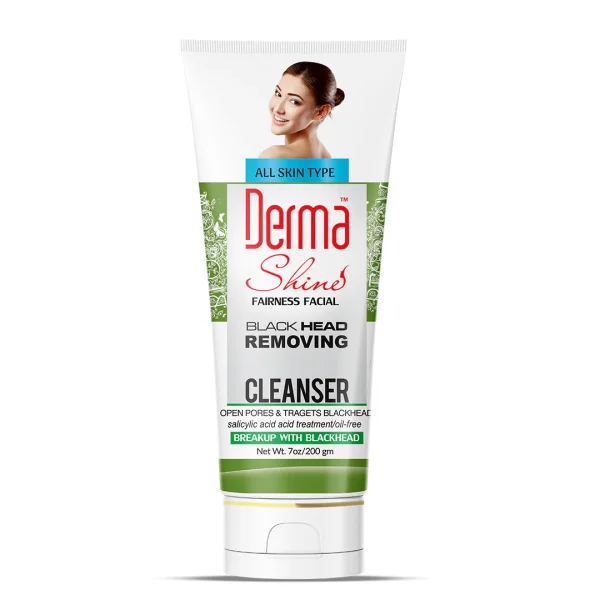 DERMA SHINE BLACK HEAD REMOVING CLEANSER 250ML