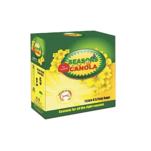 SEASONS CANOLA OIL 1LTRX5