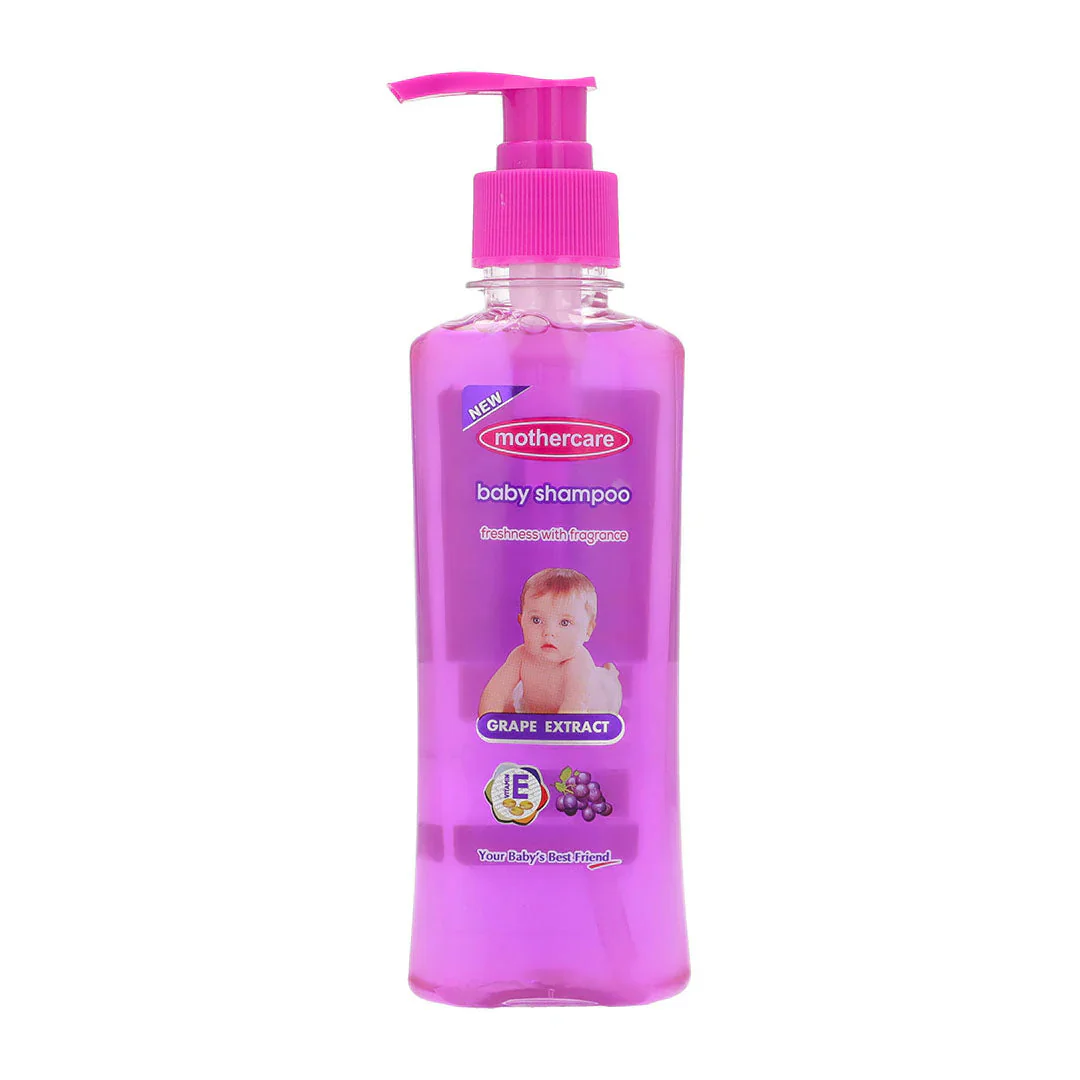 Mothercare_Baby_Shampoo_Grape_Large_200ml MOTHER CARE BABY SHAMPOO NATURAL &MILD GRAPE EXTRACT 200ML - Image 1