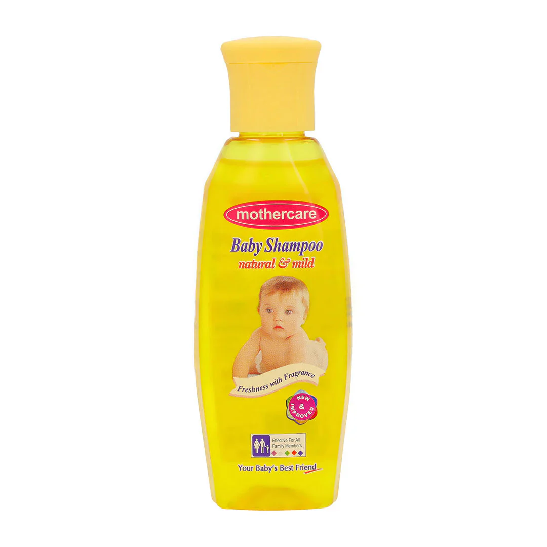 Mothercare_Baby_Shampoo_Yellow_Medium_110ml MOTHER CARE BABY SHAMPOO NATURAL &MILD FRESHNESS WITH FRAGRANCE 110ML - Image 1