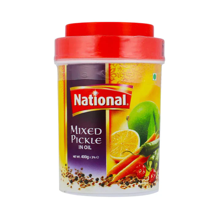 NATIONAL PICKLE MIXED 370 NATIONAL PICKLE MIXED 370GM - Image 1