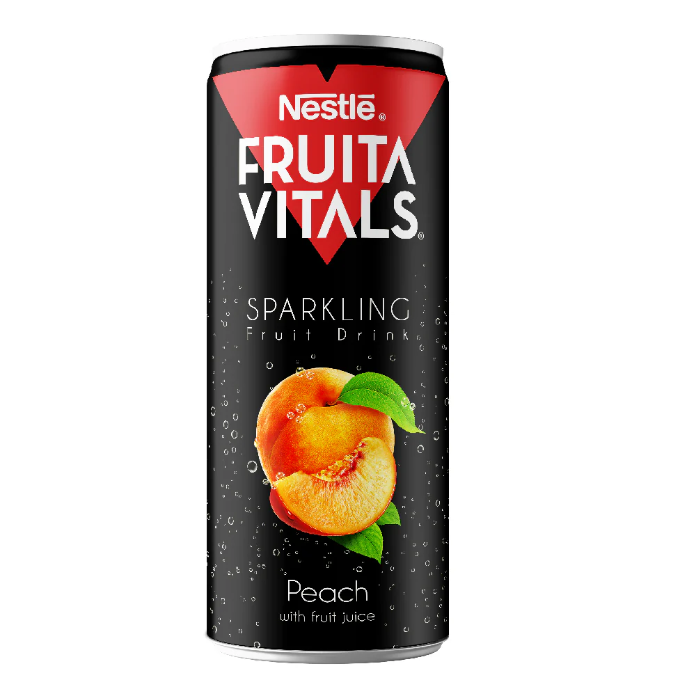 NESTLE FV TIN PEACH NESTLE FRUITA VITALS TIN PEACH 250ML - Image 1