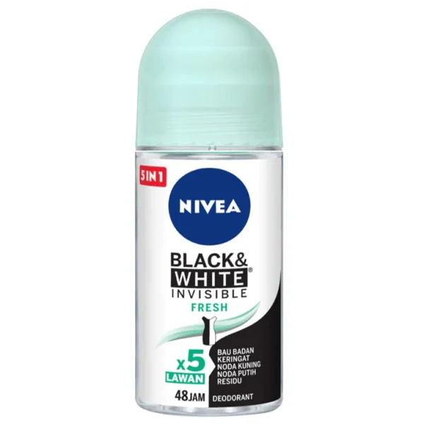 NIVEA ROLL ON BLACK & WHITE FRESH 50ML