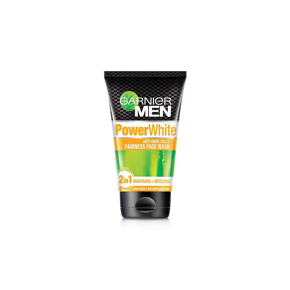 NewProject-2024-10-11T123848.033 GARNIER MEN POWER WHITE FACE WASH 100 ML - Image 1