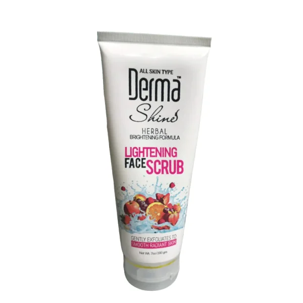DERMA SHINE HERBAL LIGHTNING FORMULA FACE SCRUB 200 GM