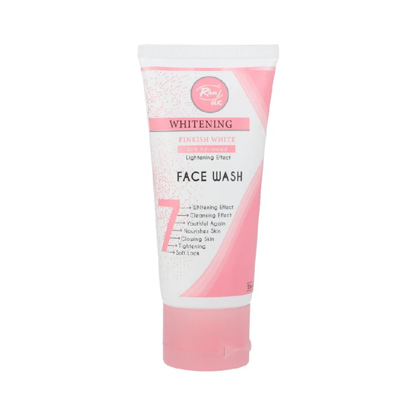 NewProject-2025-05-29T120541.766 RIVAJ WHITENING PINKISH WHITE FACE WASH 50 ML - Image 1