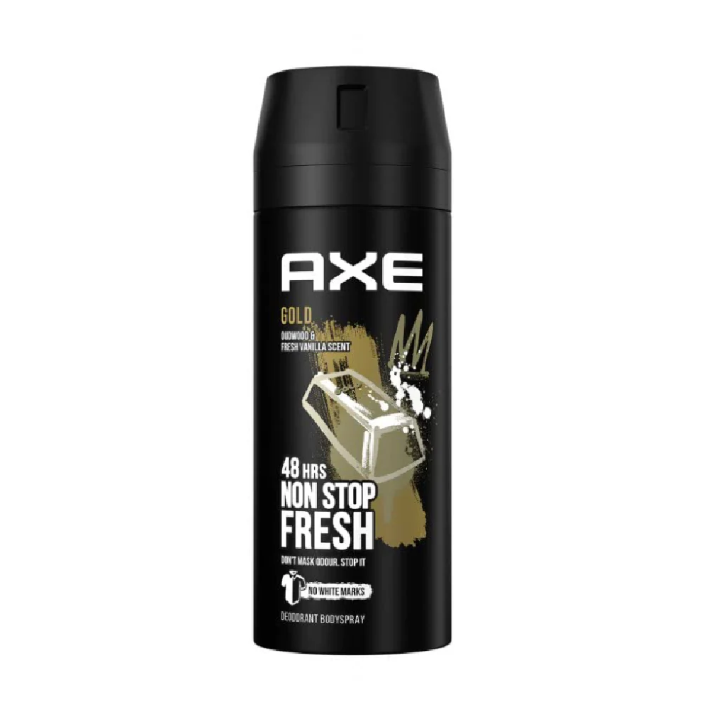 NewProject_10_1b0dfcef-eedb-406f-b901-5f697ae73759 AXE DEODORANT GOLD OUD WOOD DARK VANILLA FRESH 150 ML - Image 1