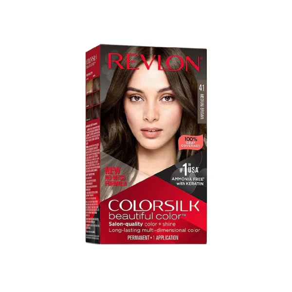 REVLON HAIR COLOR SILK MEDIUM BROWN 41
