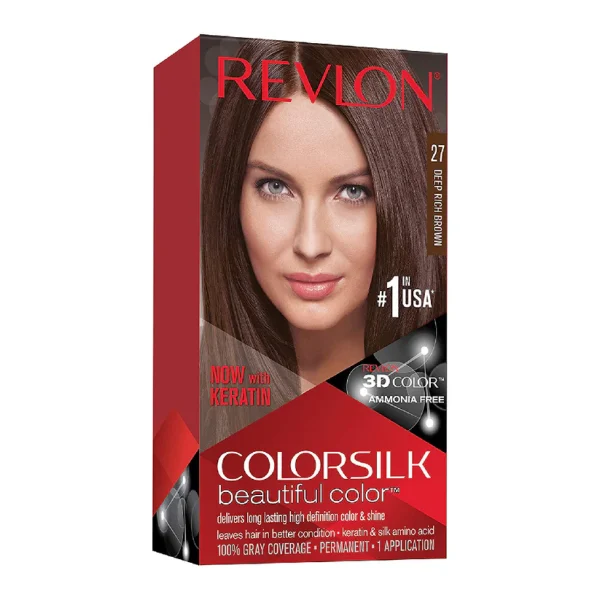 REVLON HAIR COLOR SILK DEEP BROWN 27