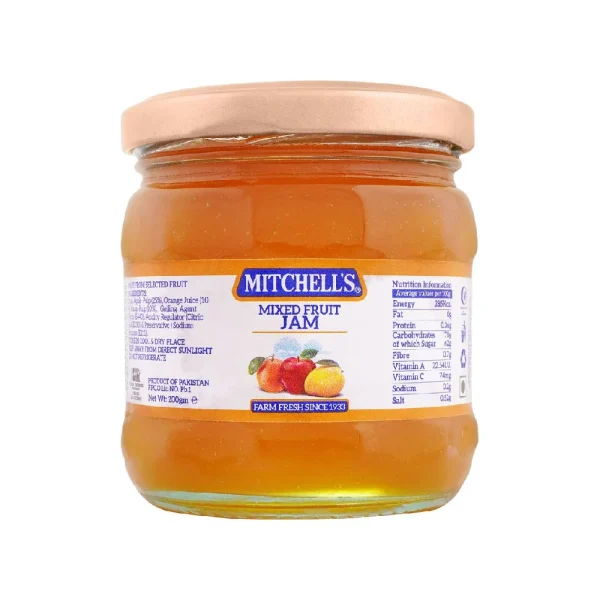 MITCHELLS JAM MIXED FRUIT 200 GM