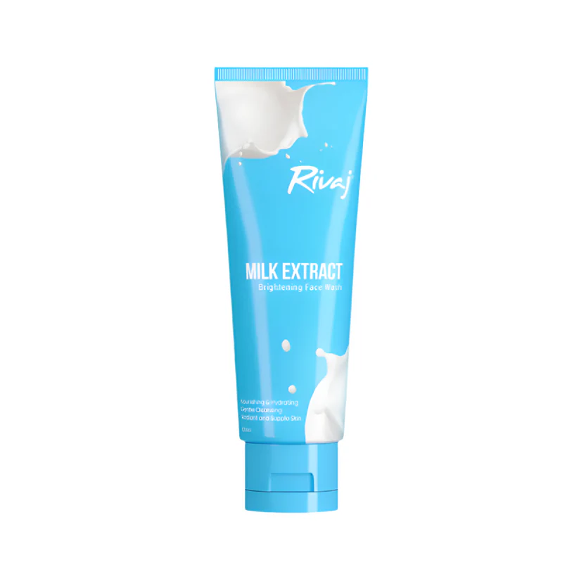 NewProject_31_96551cc6-6f47-4368-97cf-81c89d28f8be RIVAJ MILK EXTRACT WHITENING FACE WASH 100 ML - Image 1