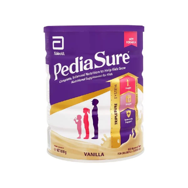 PEDIASURE NUTRI SUPPLEMENT POWDER FOR KIDS VANILLA TIN 850 GM