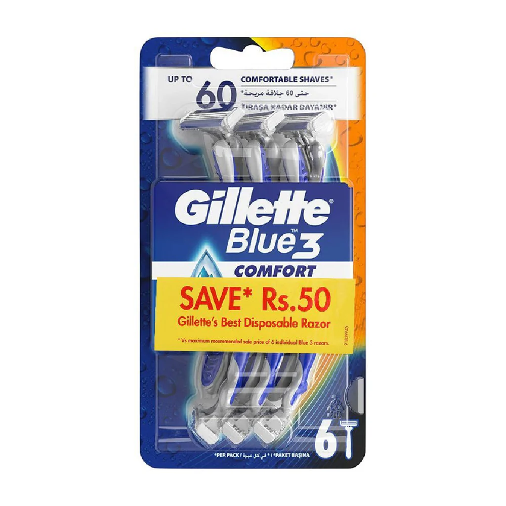 NewProject_3_96d2553e-2c94-436e-915e-a306f0109ec1 GILLETTE BLUE 3 RAZOR 6PCS - Image 1
