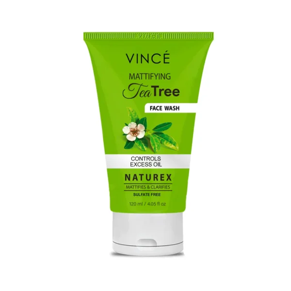 VINCE MATTIFYING TEA TREE FACE WASH 120 ML