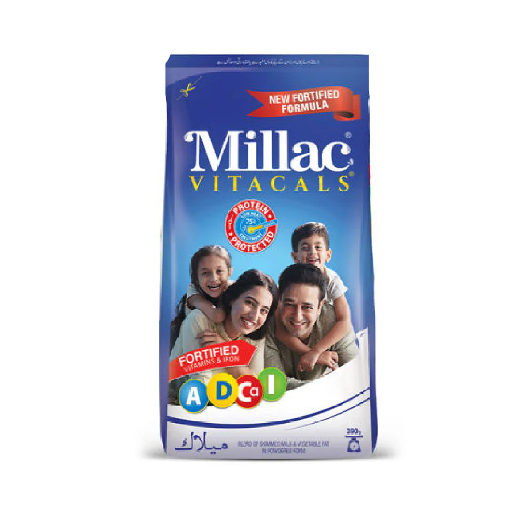 NewProject_50_95e60278-fcee-4307-8281-ae0f86e74c90 MILLAC INSTANT MILK POWDER POUCH 390 GM - Image 1