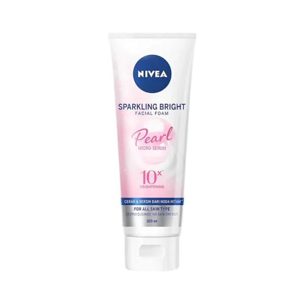 NIVEA FACIAL FOAM SPARKLING WHITE 10X 100 ML