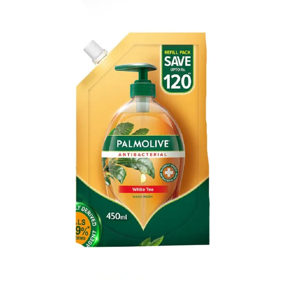 PALMOLIVE HAND WASH ANTIBACTERIAL REFILL POUCH 450ML
