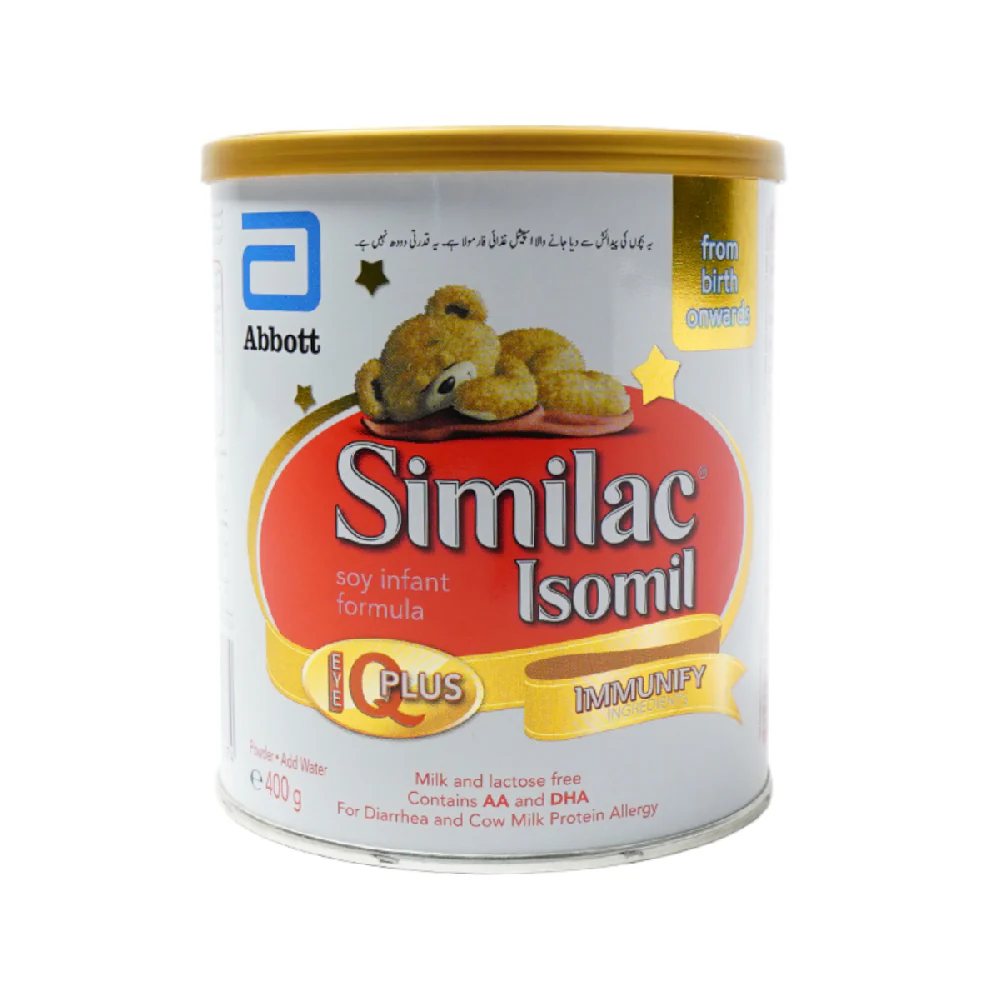 NewProject_9df22fe4-f7d0-450b-83ca-8e0b40e9b916 SIMILAC ISOMIL MILK POWDER TIN IMMUNIF 400 GM - Image 1