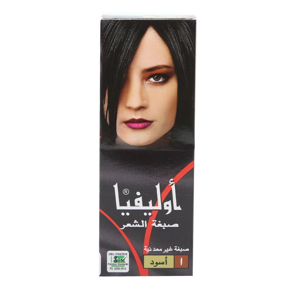 OLIVIA HAIR COLOUR 1 OLIVIA HAIR COLOUR BLACK 01 - Image 1