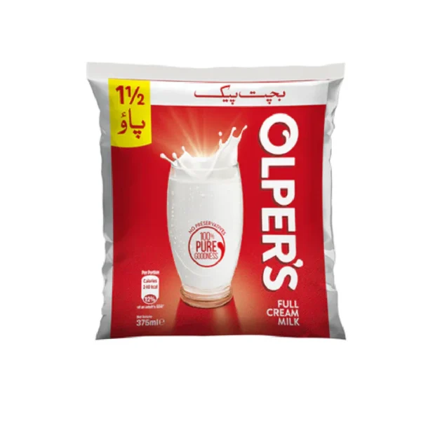 OLPERS FULL CREAM MILK POUCH 375 ML