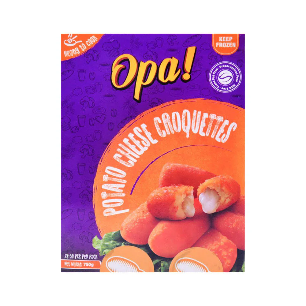 OPA POT CHEE OPA POTATO CHEESE CROQUETTES 750GM - Image 1