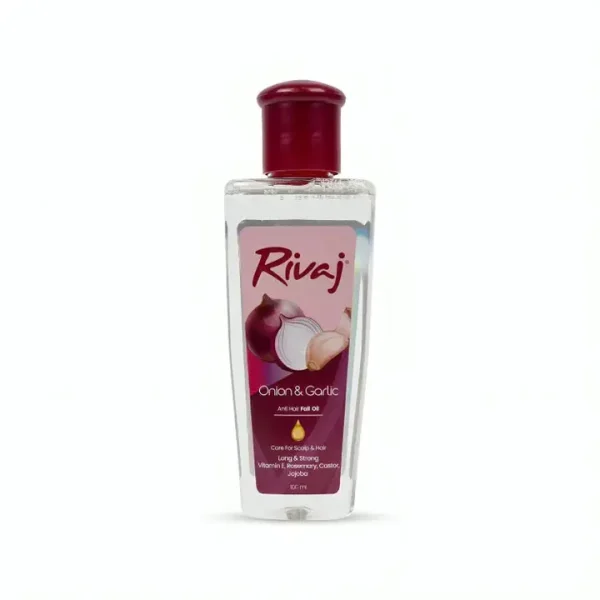 RIVAJ ONION &GARLIC ENRICHED HAIR OIL 100ML