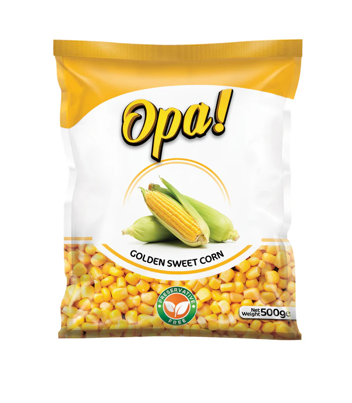 Opa-Sweet-Corn-0.5-kg-Front OPA GOLDEN SWEET CORN 500GM - Image 1