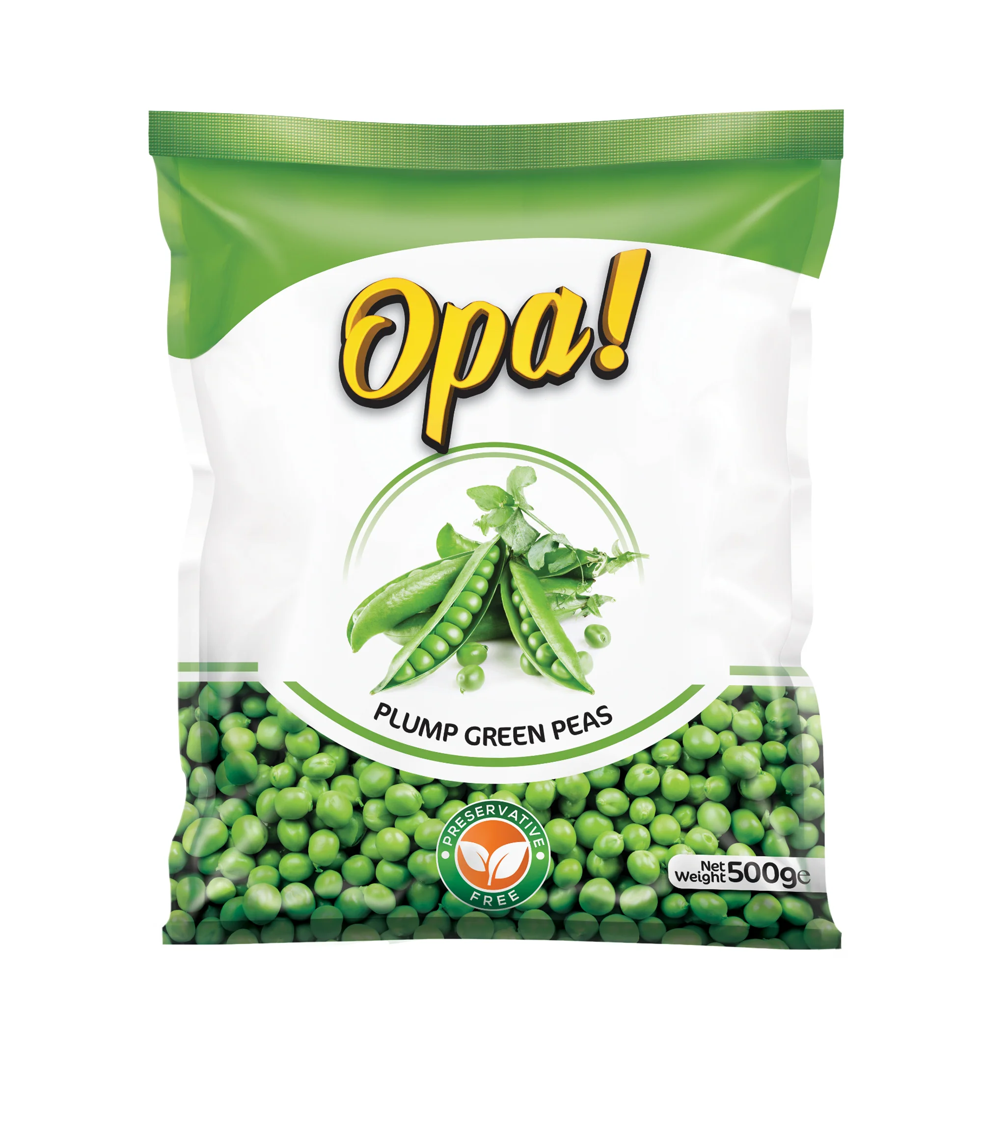 PEAS OPA PLUMP GREEN PEAS 500GM - Image 1