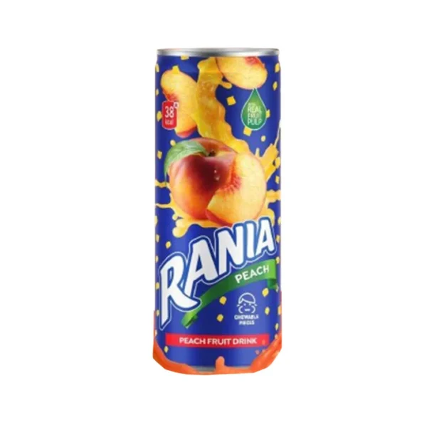 RANIA JUICE TIN PEACH 250ML