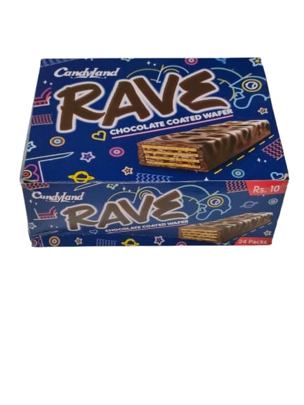 RAVE BOX CANDY LAND RAVE CHOCOLATE COATED WAFER BOX - Image 1