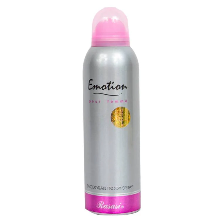 RasasiEmotionPerfumeBodySpray200ml_754x RASASI DEODORANT EMOTION FOR WOMEN BODY SPRAY 200ML - Image 1