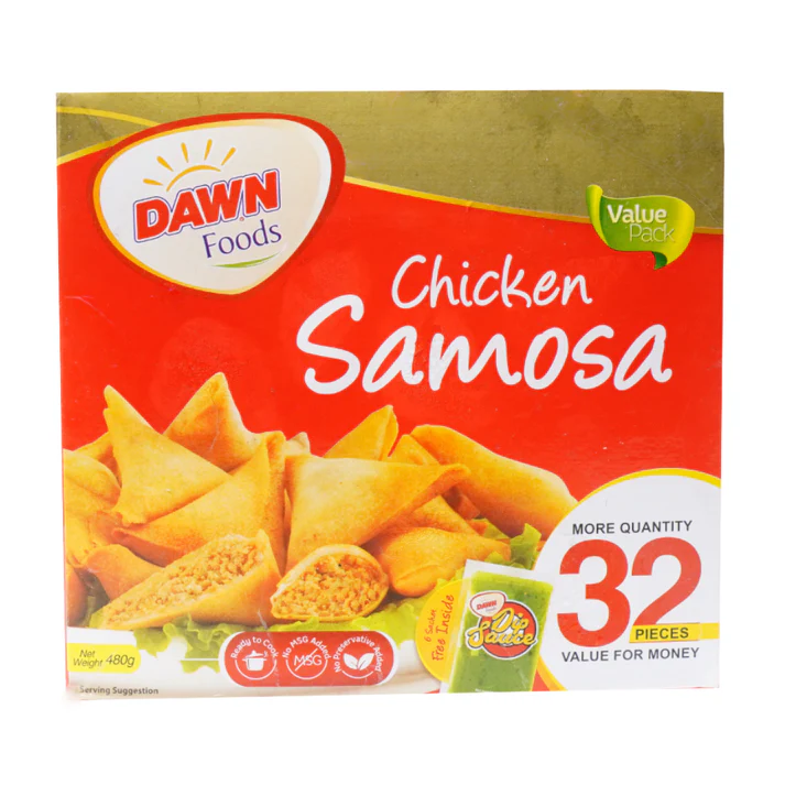 SAMOSA 32 DAWN FOOD CHK SAMOSA 32PC 480 GM - Image 1