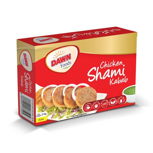 DAWN FOOD SHAMI KABAB 6PC 216GM