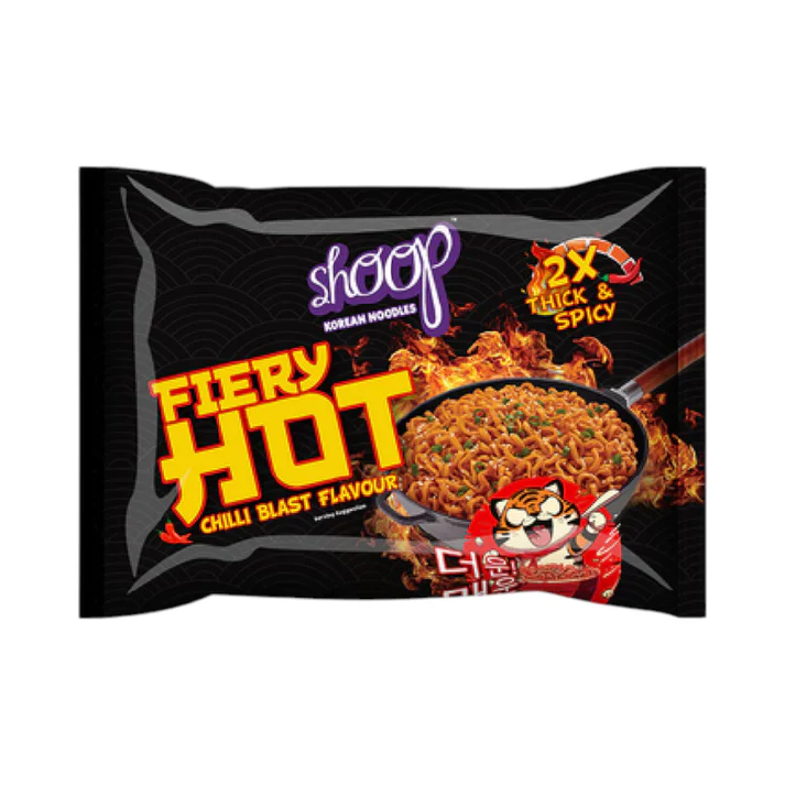 SHAN SHAN SHOOP KOREAN NOODLE CHILLI BLAST 140GM - Image 1