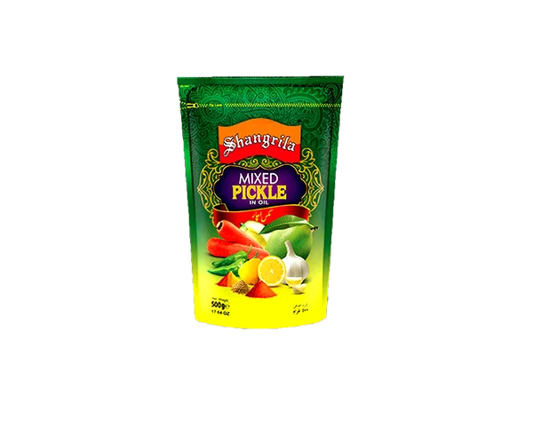 SHANGRILLA MIXED PICKLE POUCH 400GM