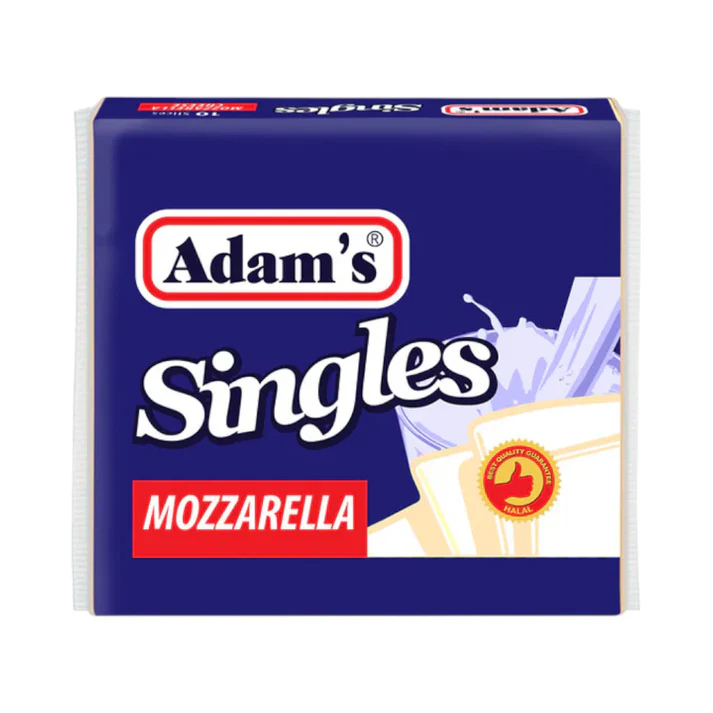 SING MOZ ADAMS SINGLES MOZZARELLA 200GM - Image 1