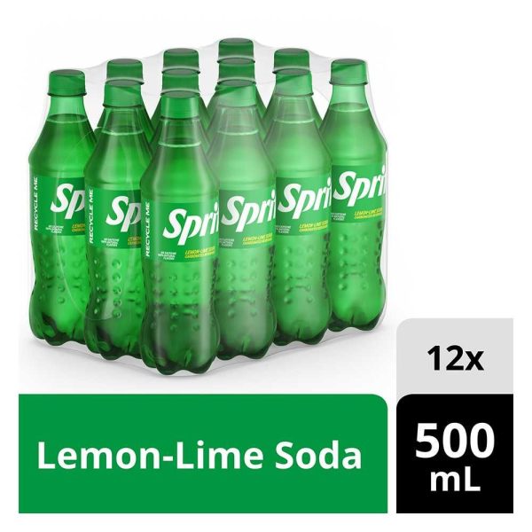 SPRITE LEMON LIME PET 12X500ML