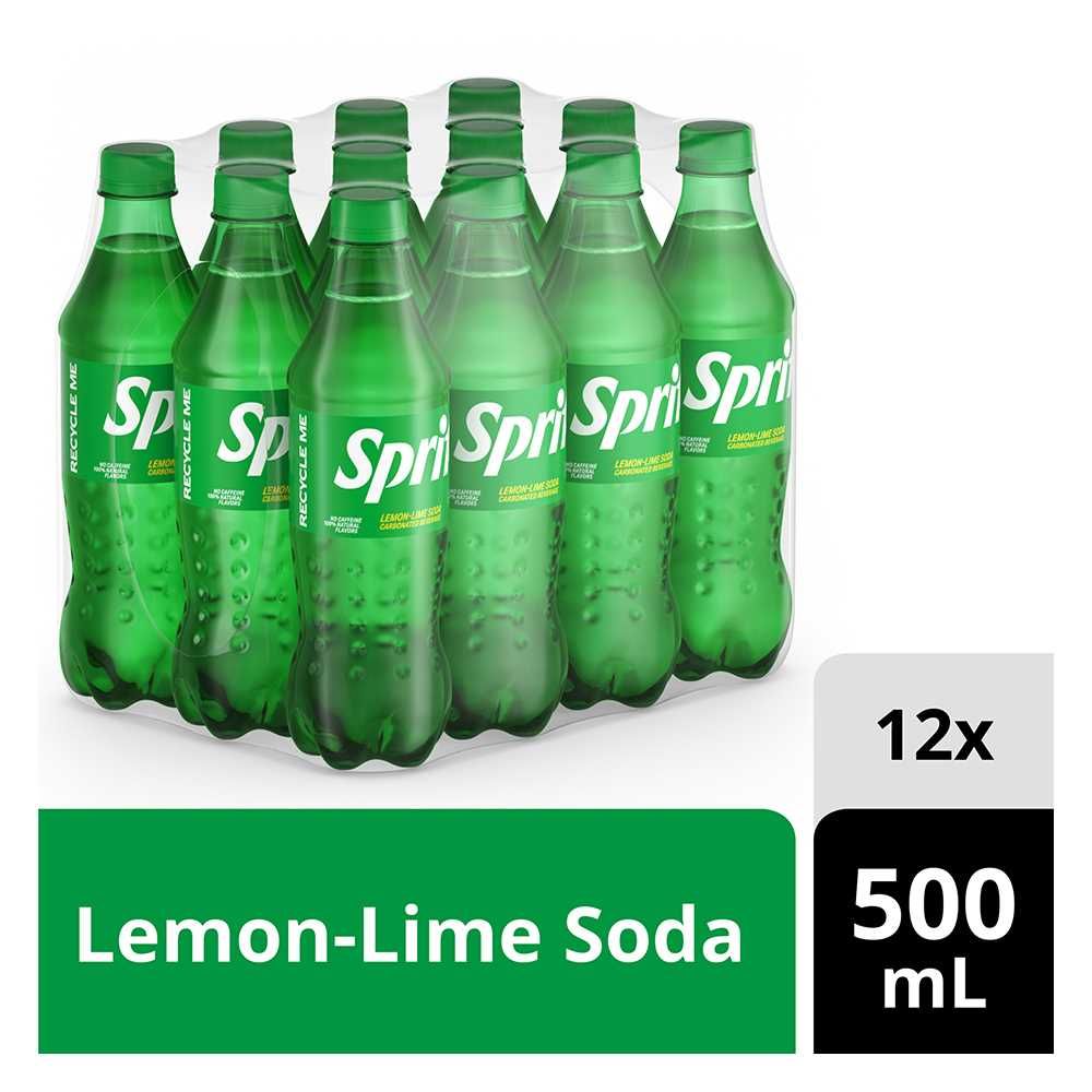 SPR 500 PET SPRITE LEMON LIME PET 12X500ML - Image 1
