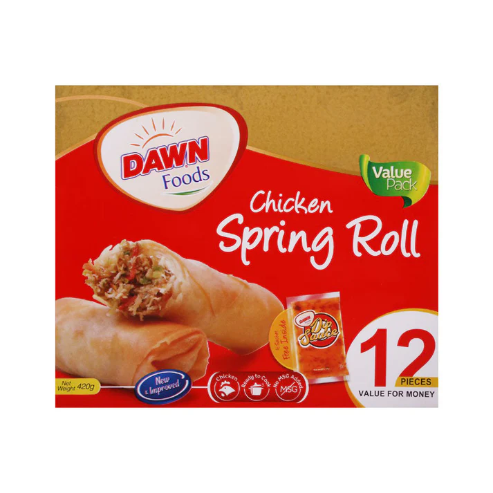 SPRING Open media 1 in modal DAWN FOOD SPRING ROLL 12 PCS 420GM - Image 1