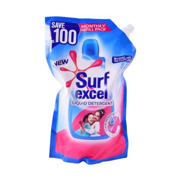 SURF EXCEL LIQUID DETERGENT POUCH 1 LTR
